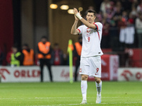 Robert Lewandowski  during UEFA Nations League match Poland vs Portugal in Warsaw Poland on 12 October 2024. (