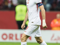 Robert Lewandowski  during UEFA Nations League match Poland vs Portugal in Warsaw Poland on 12 October 2024. (