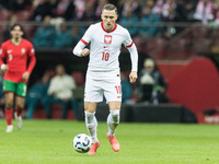 Piotr Zielinski  during UEFA Nations League match Poland vs Portugal in Warsaw Poland on 12 October 2024. (