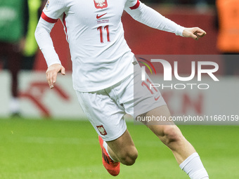 Karol Swiderski  during UEFA Nations League match Poland vs Portugal in Warsaw Poland on 12 October 2024. (