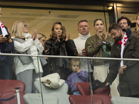 Anna Lewandowska during UEFA Nations League match Poland vs Portugal in Warsaw Poland on 12 October 2024. (