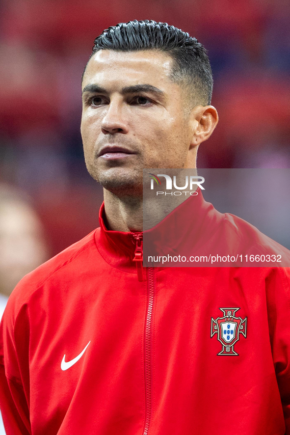 Cristiano Ronaldo  during the  UEFA Nations League 2024 League A Group A1 match between Poland and Portugal , at the PGE Narodowy in Warsaw,...