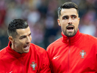 Cristiano Ronaldo and Diego Costa during the  UEFA Nations League 2024 League A Group A1 match between Poland and Portugal , at the PGE Naro...