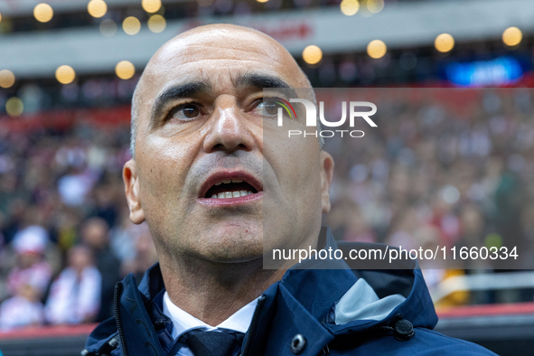 Roberto Martínez during the  UEFA Nations League 2024 League A Group A1 match between Poland and Portugal , at the PGE Narodowy in Warsaw, P...