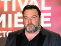 Portrait of actor Denis Menochet at the opening night of the Lumiere festival in Lyon, France, on October 12, 2024. (