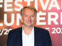 Portrait of Bruno Bernard at the opening night of the Lumiere festival in Lyon, France, on October 12, 2024. (