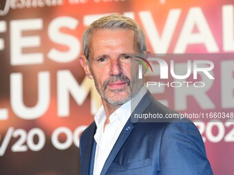 Portrait of actor Lambert Wilson at the opening night of the Lumiere festival in Lyon, France, on October 12, 2024. (