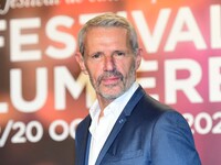 Portrait of actor Lambert Wilson at the opening night of the Lumiere festival in Lyon, France, on October 12, 2024. (