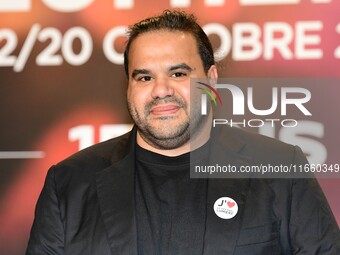 Portrait of Tawfik Alzaidi at the opening night of the Lumiere festival in Lyon, France, on October 12, 2024. (