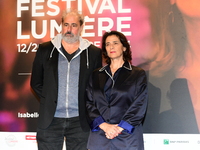 Portrait of actor Gulio Base at the opening night of the Lumiere festival in Lyon, France, on October 12, 2024. (