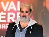 Portrait of actor Gustave Kervern at the opening night of the Lumiere festival in Lyon, France, on October 12, 2024. (