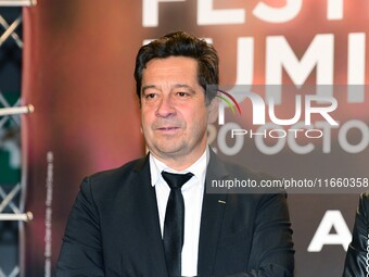 Portrait of Laurent Gerra at the opening night of the Lumiere festival in Lyon, France, on October 12, 2024. (