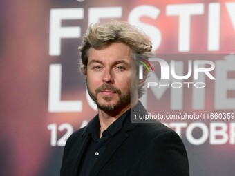 Portrait of Alban Teurlai at the opening night of the Lumiere festival in Lyon, France, on October 12, 2024. (