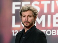 Portrait of Alban Teurlai at the opening night of the Lumiere festival in Lyon, France, on October 12, 2024. (