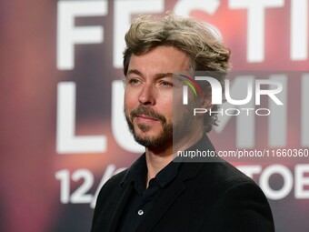 Portrait of Alban Teurlai at the opening night of the Lumiere festival in Lyon, France, on October 12, 2024. (