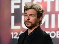 Portrait of Alban Teurlai at the opening night of the Lumiere festival in Lyon, France, on October 12, 2024. (