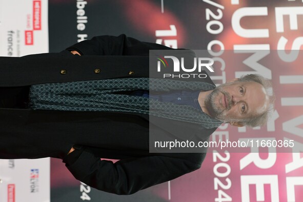 Portrait of actor Denis Podalydes at the opening night of the Lumiere festival in Lyon, France, on October 12, 2024. 