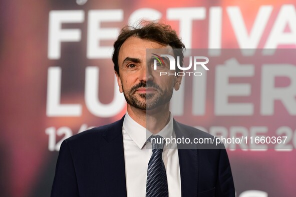 Portrait of Gregory Doucet at the opening night of the Lumiere festival in Lyon, France, on October 12, 2024. 