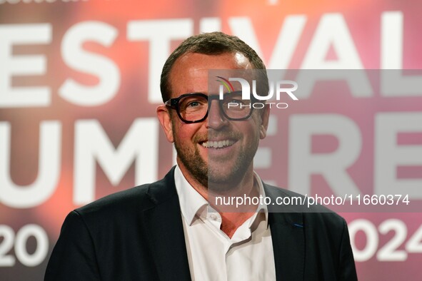 Portrait of Cedric Van Styvendael at the opening night of the Lumiere festival in Lyon, France, on October 12, 2024. 