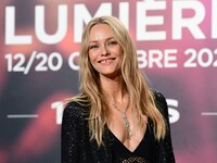 Portrait of actress Vanessa Paradis at the opening night of the Lumiere festival in Lyon, France, on October 12, 2024. (