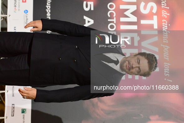 Portrait of actor Benicio Del Toro at the opening night of the Lumiere festival in Lyon, France, on October 12, 2024. 