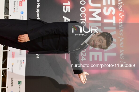 Portrait of actor Benicio Del Toro at the opening night of the Lumiere festival in Lyon, France, on October 12, 2024. 