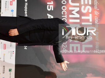 Portrait of actor Benicio Del Toro at the opening night of the Lumiere festival in Lyon, France, on October 12, 2024. (