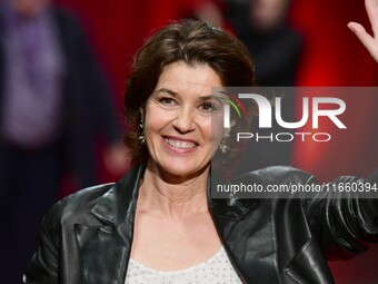 Portrait of Irene Jacob at the opening night of the Lumiere festival in Lyon, France, on October 12, 2024. (