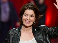 Portrait of Irene Jacob at the opening night of the Lumiere festival in Lyon, France, on October 12, 2024. (