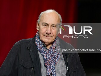 Portrait of actor Philippe Morier Genoud at the opening night of the Lumiere festival in Lyon, France, on October 12, 2024. (