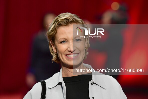 Portrait of actress Alexandra Lamy at the opening night of the Lumiere festival in Lyon, France, on October 12, 2024. 