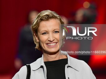 Portrait of actress Alexandra Lamy at the opening night of the Lumiere festival in Lyon, France, on October 12, 2024. (