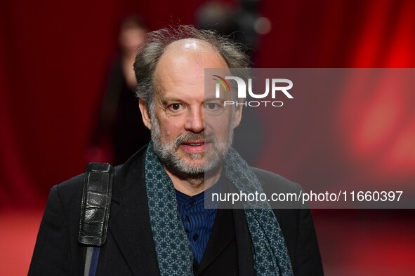 Portrait of actor Denis Podalydes at the opening night of the Lumiere festival in Lyon, France, on October 12, 2024. 