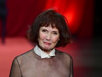 Portrait of actress Sabine Azema at the opening night of the Lumiere festival in Lyon, France, on October 12, 2024. (