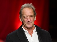 Portrait of actor Vincent Lindon at the opening night of the Lumiere festival in Lyon, France, on October 12, 2024. (