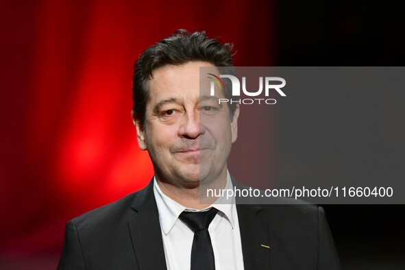 Portrait of Laurent Gerra at the opening night of the Lumiere festival in Lyon, France, on October 12, 2024. 