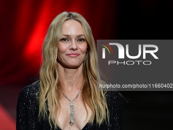 Portrait of actress Vanessa Paradis at the opening night of the Lumiere festival in Lyon, France, on October 12, 2024. (