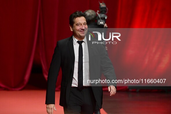 Portrait of Laurent Gerra at the opening night of the Lumiere festival in Lyon, France, on October 12, 2024. 