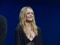 Portrait of actress Vanessa Paradis at the opening night of the Lumiere festival in Lyon, France, on October 12, 2024. (