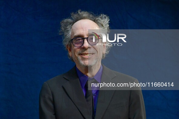 Portrait of Tim Burton at the opening night of the Lumiere festival in Lyon, France, on October 12, 2024. 