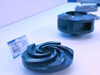 An exhibitor displays carbon fiber products at the 9th China Advanced Materials Industry Expo 2024 in Qingdao, China, on October 12, 2024. (