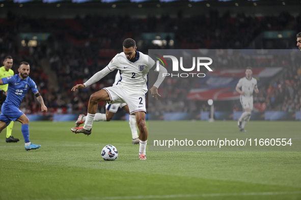 Trent Alexander-Arnold of England plays during the football game between England and Greece for the UEFA Nations League 2024/25 League B Gro...