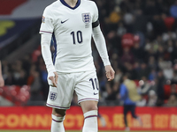 Phil Foden of England participates in the football game between England and Greece for the UEFA Nations League 2024/25 League B Group B2 mat...