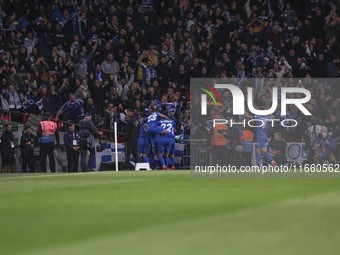 Konstantinos Koulierakis, Dimitris Giannoulis, Vangelis Pavlidis, Manolis Siopis, Giorgos Masouras, and Christos Tzolis of Greece celebrate...