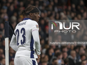 Noni Madueke of England participates in the football game between England and Greece for the UEFA Nations League 2024/25 League B Group B2 m...