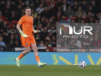 Goalkeeper Jordan Pickford of England during the football game between England and Greece for the UEFA Nations League 2024/25 League B Group...