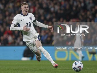 Cole Palmer of England is in action during the football game between England and Greece for the UEFA Nations League 2024/25 League B Group B...