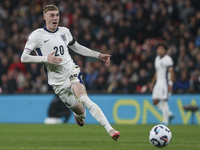 Cole Palmer of England is in action during the football game between England and Greece for the UEFA Nations League 2024/25 League B Group B...