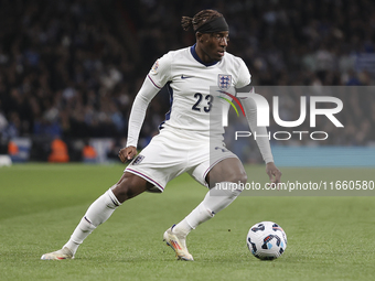 Noni Madueke of England plays during the football game between England and Greece for the UEFA Nations League 2024/25 League B Group B2 matc...