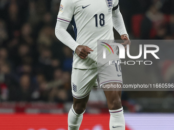 Ollie Watkins of England participates in the football game between England and Greece for the UEFA Nations League 2024/25 League B Group B2...